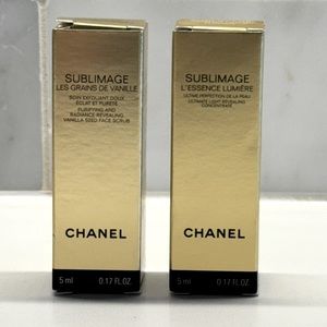 CHANEL Sublimage L’essence Luminere & Les Grains de Vanille deluxe samples